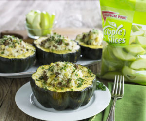 stuffed-acorn-squash-cups-sausage-apples